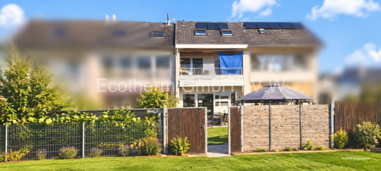 Reihenhaus in Achern für eine große Familie (RMH 26-01) — Aussenansicht Süd/West